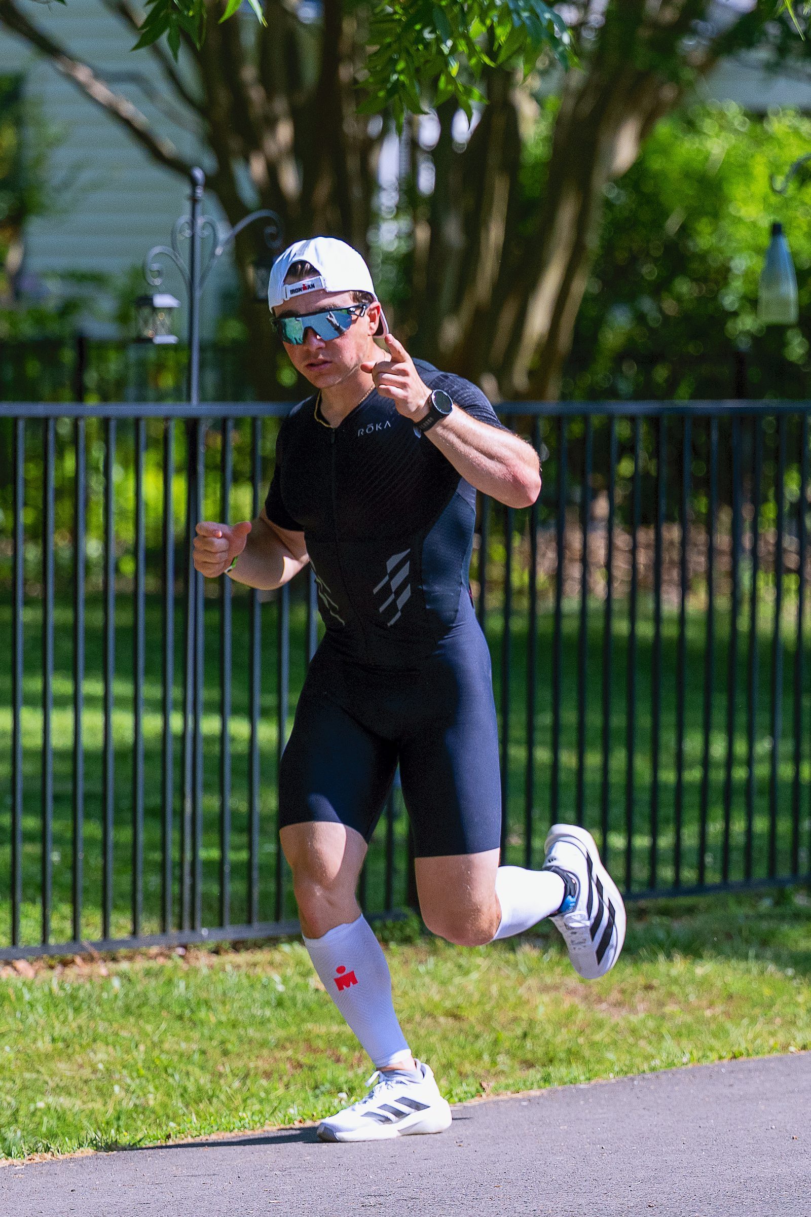 Triathlon runner at IRONMAN 70.3 Eagleman — Zarcone Photography NJ